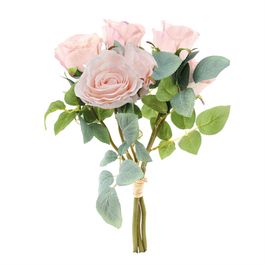 BUQUE DE ROSAS X6 40 CM - ROSA CLARO