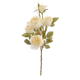 BUQUÊ DE ROSAS X5 57 CM - BRANCO