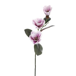 HASTE COM MAGNÓLIAS X3 75 CM - ROXO