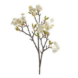 HASTE DE FLOR DE CEREJEIRA X33 85 CM - BRANCO