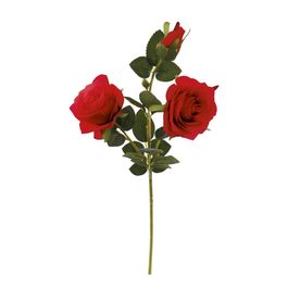 HASTE DE ROSAS X3 54 CM - VERMELHO