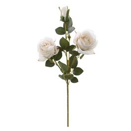 HASTE DE ROSAS X3 54 CM - BRANCO