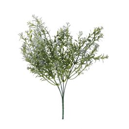 PICK DE MINI FOLHAGENS X5 35 CM - VERDE / BRANCO