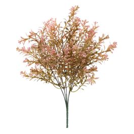 PICK DE MINI FOLHAGENS X5 35 CM - ROSA / VERDE