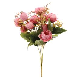 BUQUÊ DE PEÔNIAS 35 CM - ROSA