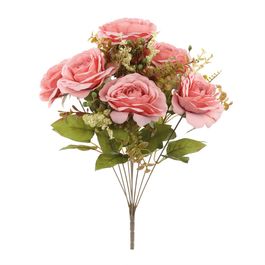 BUQUÊ DE ROSAS 50 CM - ROSA