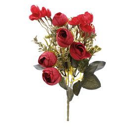 BUQUÊ DE MINI ROSAS 30 CM - VERMELHO