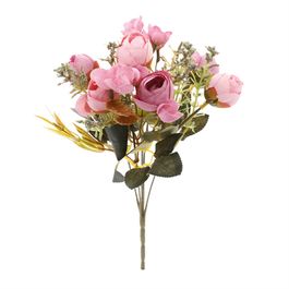 BUQUÊ DE MINI ROSAS 30 CM - LILÁS
