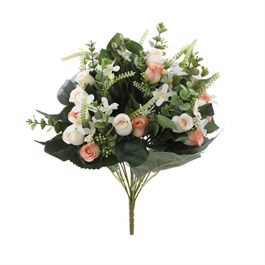 BUQUÊ DE ROSAS X14 47 CM - SALMÃO