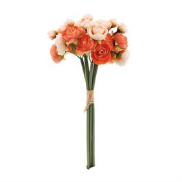 RAMALHETE DE MINI ROSAS X19 32 CM - LARANJA
