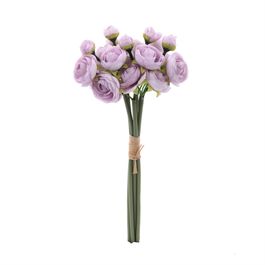 RAMALHETE DE MINI ROSAS X19 32 CM - LILÁS