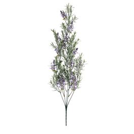 BUQUÊ DE FLORES E FOLHAGENS 78 CM - LILÁS E VERDE