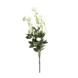 BUQUÊ DE MINI ROSAS X23 45 CM - BRANCO