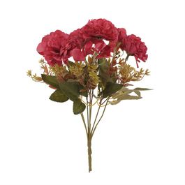 Buque Cravo/Hortênsia 32cm - Vermelho