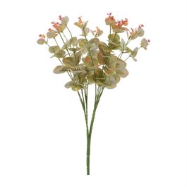 Buque Eucalipto 45cm - Verde / Laranja