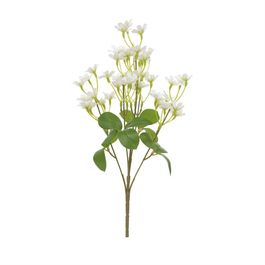 Buque Mini Flores 39cm - Branco