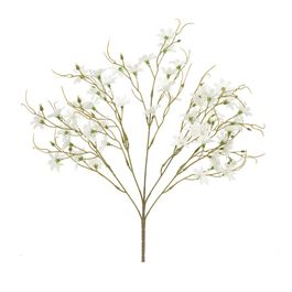 Buque Flores 45cm - Branco