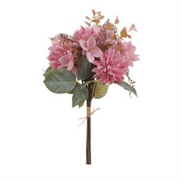 Ramalhete Hortênsia X5 36cm - Rosa