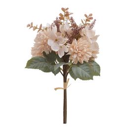 Ramalhete Hortênsia X5 36cm - Creme