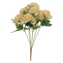 Buque Mini Crisantemo X7 34cm - Creme