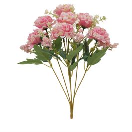 Buque Mini Crisantemo X7 34cm - Rosa Claro