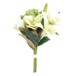 Flores Ramalhete X5 39cm - Verde