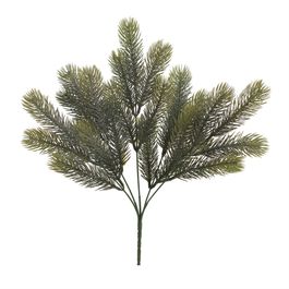 Buque Folhagem 38cm - Rosa / Branco