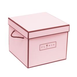 Caixa Com Alca Liso Rosa Claro