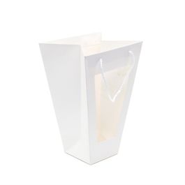 Sacola Com Visor Liso Branco