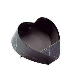 Caixa Coração Liso Preto