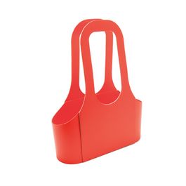 Caixa Com Alca Liso Vermelho