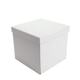 Caixa Quadrada Liso Branco
