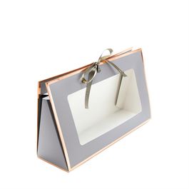 Caixa Triangular Liso Cinza