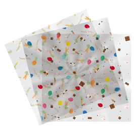 Saco Transparente Pascoa Sortido Colorido