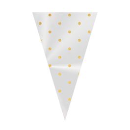 Cone Festa Elite Poá Ouro