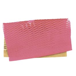 Papel Colmeia Liso Rosa