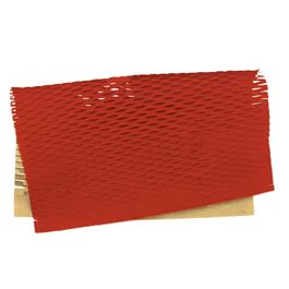 Papel Colmeia Liso Vermelho