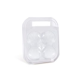 Maleta Para Ovos Com 4 Unidade Com Cinta Liso Incolor