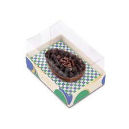 Caixa Horizonte Para 1 Meio Ovo Duo Azul