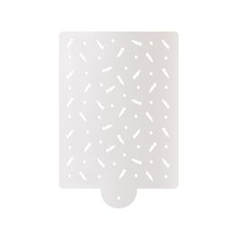 Estencil Para Decorar Cenourinhas Incolor