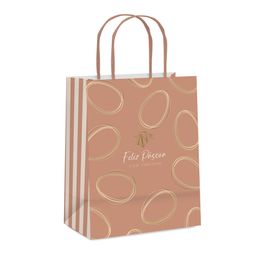 Sacola De Papel Tonal Terracota Suave