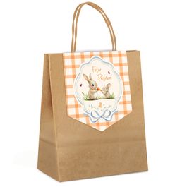 Sacola De Papel Com Fechamento Lovely Garden