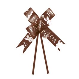 Laço Pronto Dia Feliz Marrom