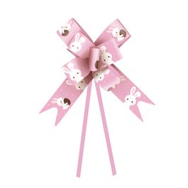 Laço Pronto Pompom Rosa