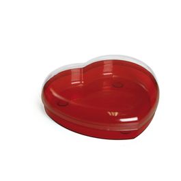 Caixa de Acrílico Coração Vermelho