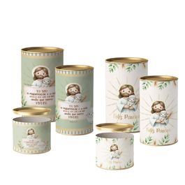 Lata Para Ovo De Páscoa Rígida Ressurreição Composê