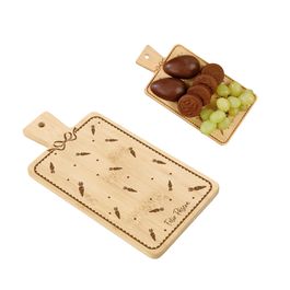 Tábua De Bambu Cenourinhas Marrom