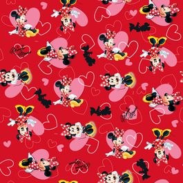 Folha Licenciada Minnie Love Colorido