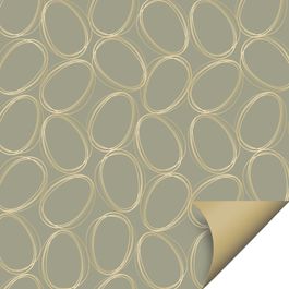 Folha Double Face Tonal Verde E Ouro