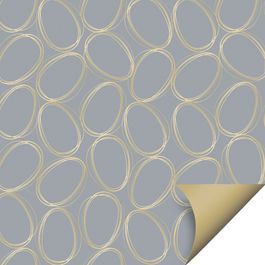 Folha Double Face Tonal Azul E Ouro